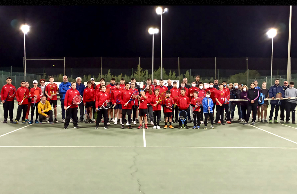 El equipo de la Escuela de Tenis Totana luchar por el primer puesto en la Liga Interescuelas Regional 2021/22